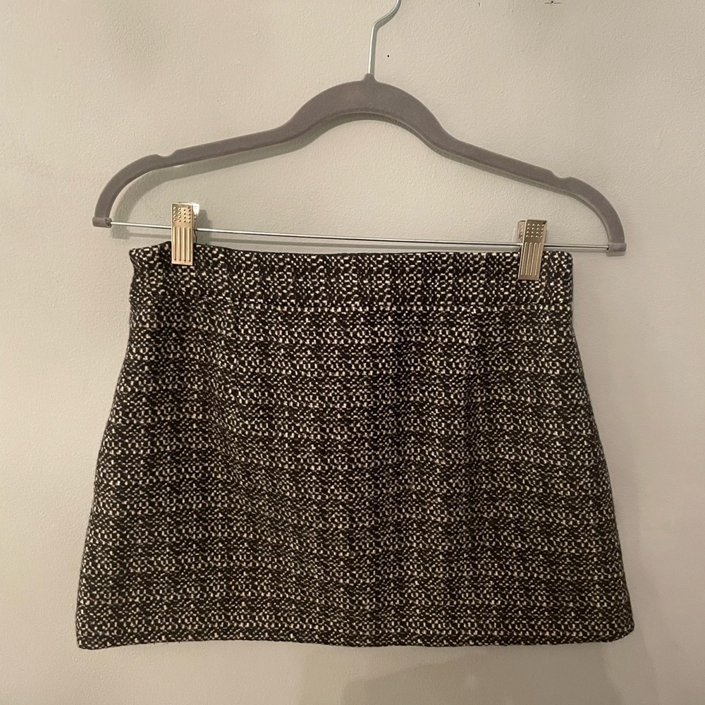 Theory Wool Houndstooth Skirt Size 2